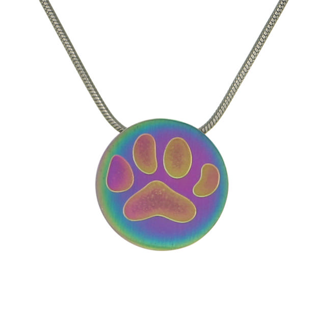 Rainbow Round Large Paw