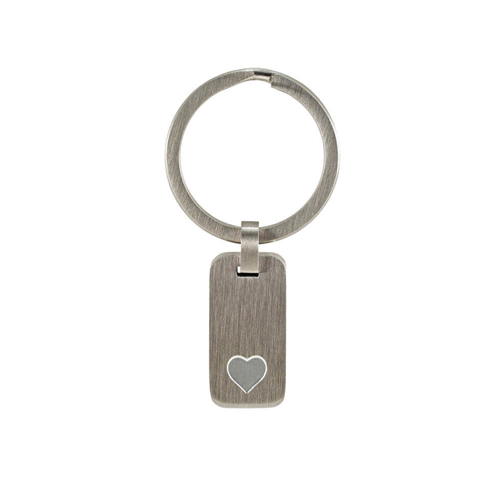 Pewter Key Chain Heart
