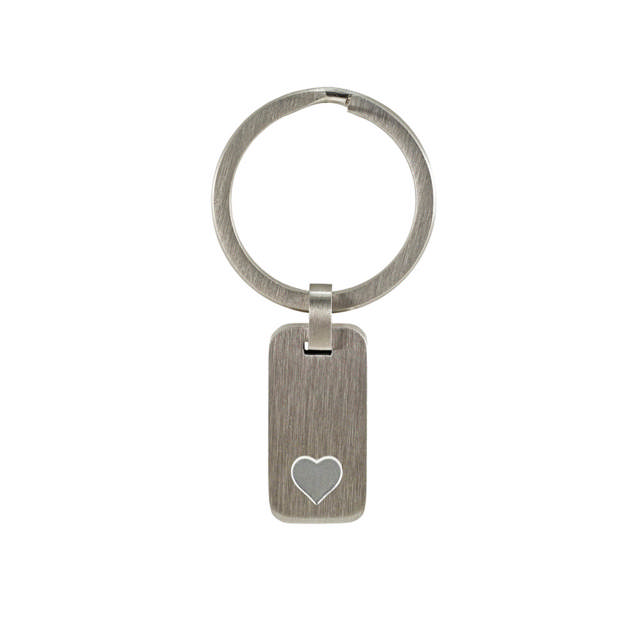 Pewter Key Chain Heart