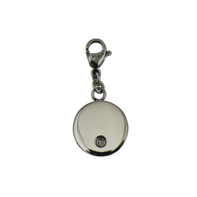 Pewter/Onyx Pet Charm Paw