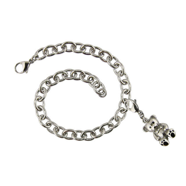 Bracelet with Teddy Bear Charm