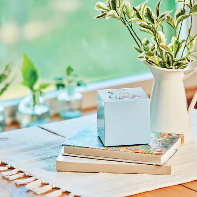 Teddy Bear Petite Urn, Blue