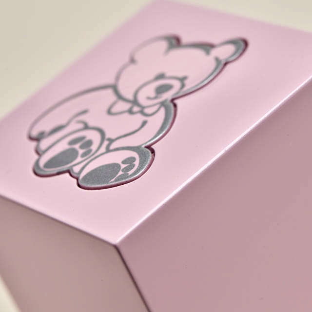 Teddy Bear Petite Urn, Pink